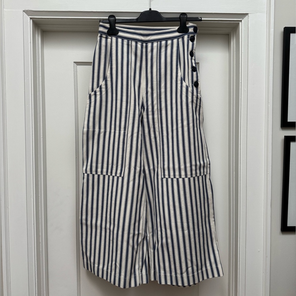 Comrags | Striped Wide Leg Pants